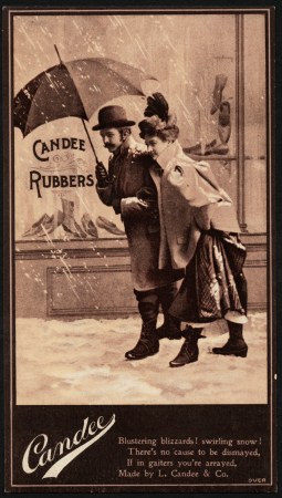 Candee Gaiters old poster advert