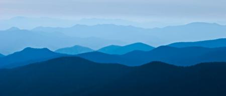 the Blue Ridge Mountains