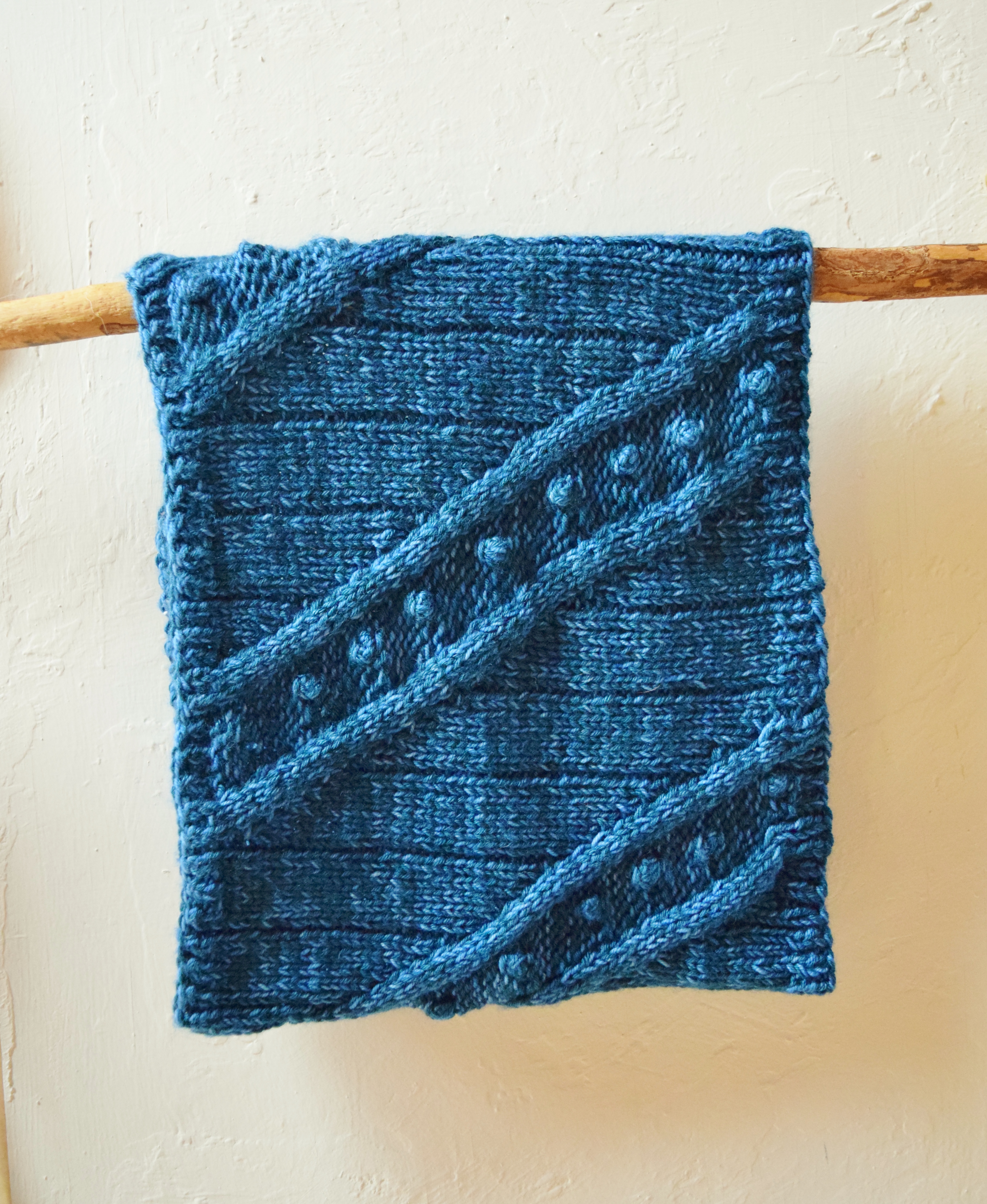 jenjoycedesign© Whorl'd Piece in blue